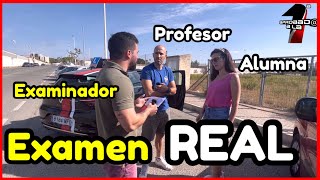 🔴El primer EXAMEN de CONDUCIR 100 REAL con nuestro quotEXAMINADORquot😎 [upl. by Lefty]