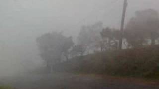 Nov 16 2008  130 kmh Damaging Thunderstorm wind gusts near Tamborine QLD Australia [upl. by Kehsihba486]