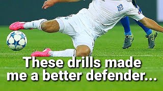 My BEST individual DEFENSIVE soccer drills I do alone [upl. by Kiri]