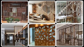 Room Divider Design Ideas Wooden Partition Wall Design Living Room Partition WallInterior design [upl. by Solokin]