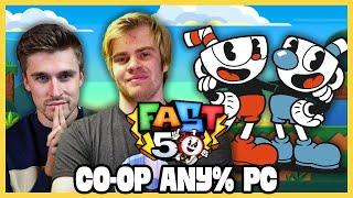 Ludwig gets carried by EazySpeezy in Cuphead  Fast50 [upl. by Ppik]