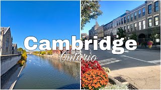 4K 🇨🇦 CAMBRIDGE Ontario  Autumn Colors amp Scenic Views 🍁 [upl. by Aynahs48]