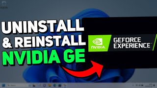 How to Uninstall and Reinstall NVIDIA GeForce Experience Tutorial [upl. by Vinni652]