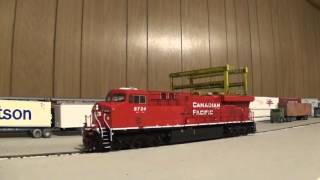 Athearn Geneis HO Scale ES44AC Canadian Pacific DCC and Sound Otter Valley Railroad [upl. by Tarr778]