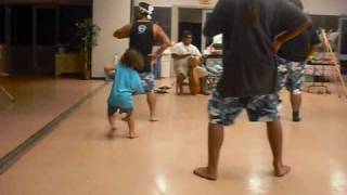 Enoka Mose first Halau practice Hanapepe Kauai [upl. by Liatrice]