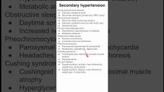 Secondary hypertension [upl. by Lleuqram337]