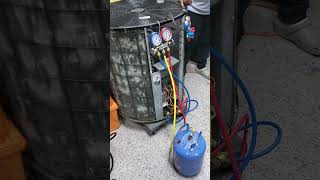 HVAC Instructor explaining Refrigerant recovery process [upl. by Putnam]