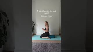 What to do if you cant sit crossed legged in a yoga class [upl. by Downes]