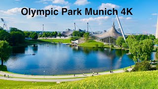 Olympic Park Munich  Olympiapark München  Olympiahalle München  4K [upl. by Thomasin]