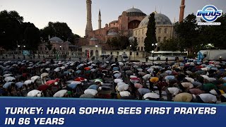 Turkey Hagia Sophia sees first prayers in 86 years  News Bulletin  Indus News [upl. by Ecinom]