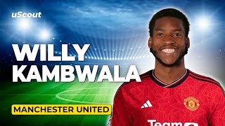 How Good Is Willy Kambwala at Manchester United [upl. by Ecnal]