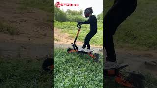 🛴⚡5600w Electric Scooter Off Road Riding with EFGBIKE ES09 Powerful Dual Motors Escooter escooters [upl. by Hennessey]