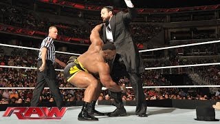 Big E vs Damien Sandow Raw June 23 2014 [upl. by Callida333]