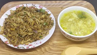 Pichu Potta Chicken Pepper Fry  Chicken Egg Drop Soup  பிச்சு போட்ட சிக்கன் வறுவல் [upl. by Freiman132]