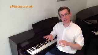 First look demo  New Yamaha Clavinova CLP575 Digital Piano [upl. by Trauner750]