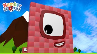 Numberblocks Step Squad 100 to 100000000 BIGGEST  Learn To Count Big Numbers [upl. by Adnuahs]