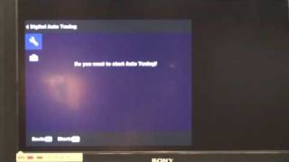 How to retune a Sony Bravia TV  Standard Menu [upl. by Nahtannhoj6]