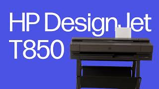 Introducing HP DesignJet T850 Printer DesignJet Large Format Technical Printers  HP [upl. by Falkner]