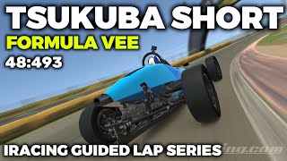 iRacing Tsukuba Short Formula Vee  Guide Lap  Hot Lap  Setup  blap file  48493 [upl. by Nerfe599]