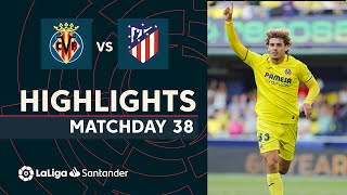 Resumen de Villarreal CF vs Atlético de Madrid 22 [upl. by Rheba213]