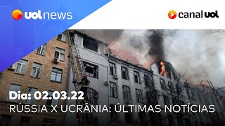 Guerra na Ucrânia veja últimas notícias e imagens do conflito com Rússia  UOL News [upl. by Nytsirt]