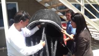 Rotoplas biogas experiment in Mexico [upl. by Stulin42]