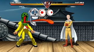 THE MASK vs SAITAMA  Epic fight❗🔥 [upl. by Anilas]