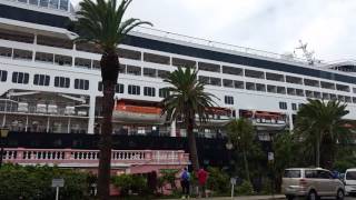 Veendam cruise ship docked in Hamilton Bermuda  Holland America Cruise Line [upl. by Lledra426]