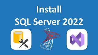 Install SQL Server 2022 and SSMS  Connect to SQL Server using Visual Studio and SSMS  Windows 11 [upl. by Anikal]