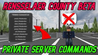 EASY HOW TO USE PRIVATE SERVER COMMANDS IN RENSSELAER COUNTY  Roblox [upl. by Llednahc]