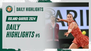 Daily Highlights 5  RolandGarros 2024 [upl. by Anattar]