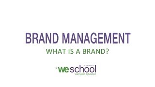 Learn about Brand Marketing Management [upl. by Normy]