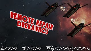 Triglavian quotTriagequot  Remote Repair Drekavac Fleet  EVE Online PvP [upl. by Frankie]