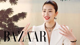 Supermodel Liu Wen’s Guide to Skincare Makeup amp Beauty  Harpers BAZAAR Beauty QampA [upl. by Eentirb70]