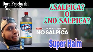 Lejia Clorox AntiSplash  ¿Salpica O ¿No Salpica [upl. by Noah]