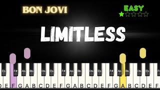 Limitless  Bon Jovi  Piano Tutorial [upl. by Cornell437]