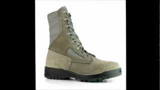 Mens Belleville 600ST Steel Toe Military Boot USA  SteelToeShoescom [upl. by Errecart948]