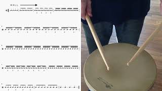 Snare Drum Solo  Snare Drum March  Drum Lesson  Snare Drum Lesson [upl. by Neitsabes95]