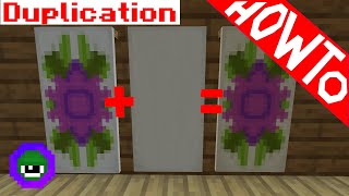 Minecraft How to Copy or Duplicate Banners  Tutorial Works in 118 [upl. by Delija979]