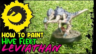 Leviathan Tyranids  How to Paint  Painting Journey  Warhammer 40k Nids Hive Fleet [upl. by Melody456]