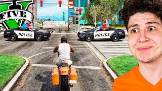 Jugando GTA 5 como en la VIDA REAL 🚔🚳 Mods [upl. by Rockefeller]