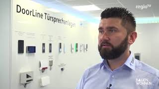 TVBeitrag „Bauen und Wohnen“ DoorLine Türsprechanlagen mit dem Smartphone verbinden [upl. by Ahsikel604]