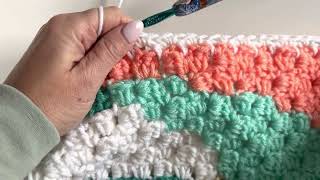 Crocheting a Border on a C2C Blanket [upl. by Akino]