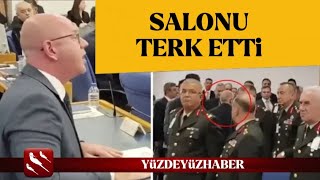 Mustafa Kemal Sözünü Duyan Bakan Güler Salonu Terketti [upl. by Hetti]