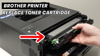 How To Replace Ink Cartridge of Brother Laser Printer [upl. by Nnayr782]