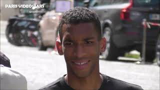 Félix AugerAliassime with fans  Paris 24 may 2024 before Roland Garros French open  Tennis player [upl. by Retswerb162]