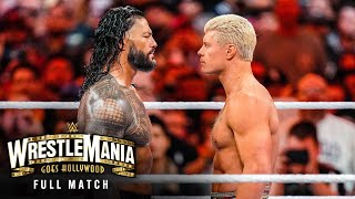 FULL MATCH  Roman Reigns vs Cody Rhodes — WWE Universal Championship Match WrestleMania 39 Sunday [upl. by Luanni]