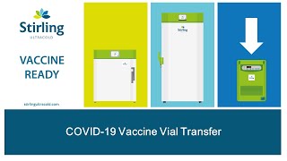 Transferring COVID19 vaccine vials to portable ULT freezer racking system [upl. by Zeitler]