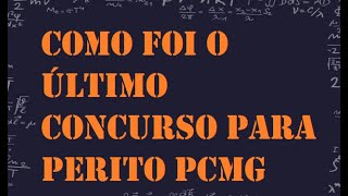 Tudo sobre o último edital do concurso para Perito da PCMG2021 [upl. by Rehpinnej]