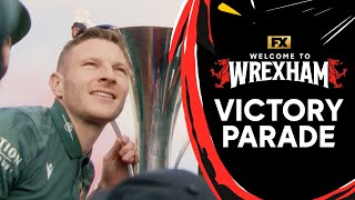 Wrexhams Victory Parade  Scene  Welcome to Wrexham  FX [upl. by Kin]